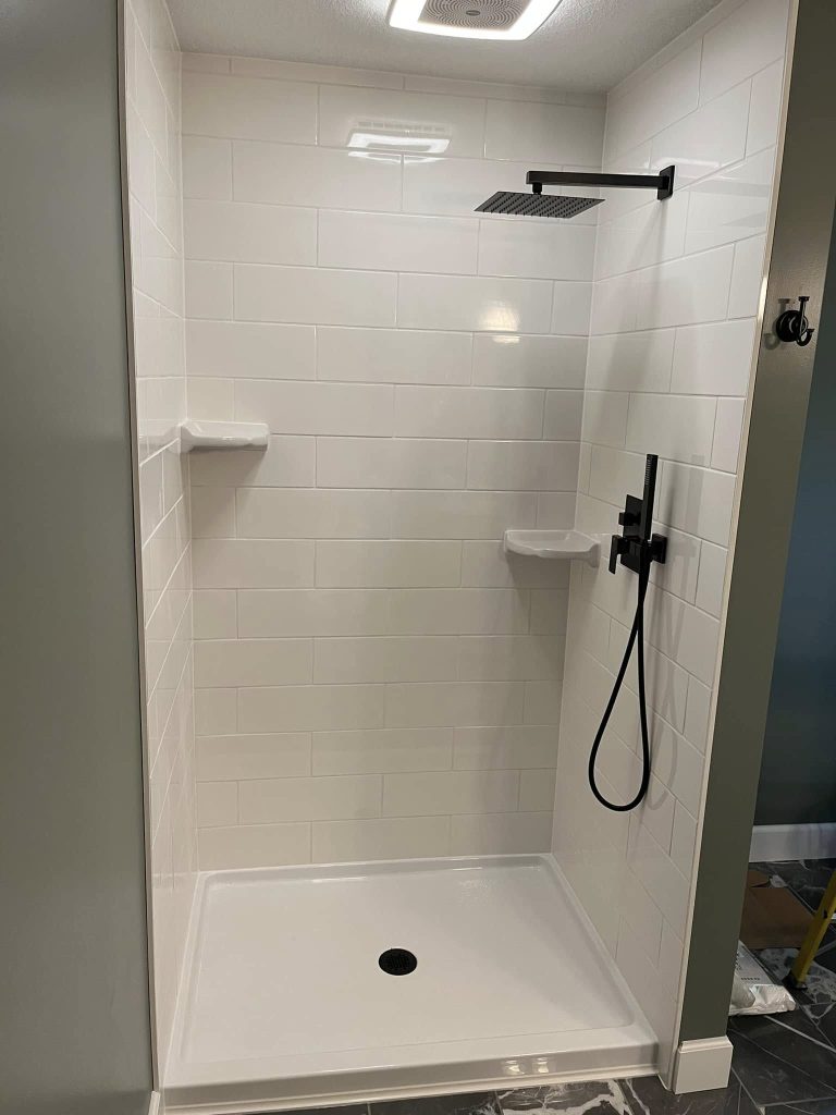 CUSTOM TILE SHOWER